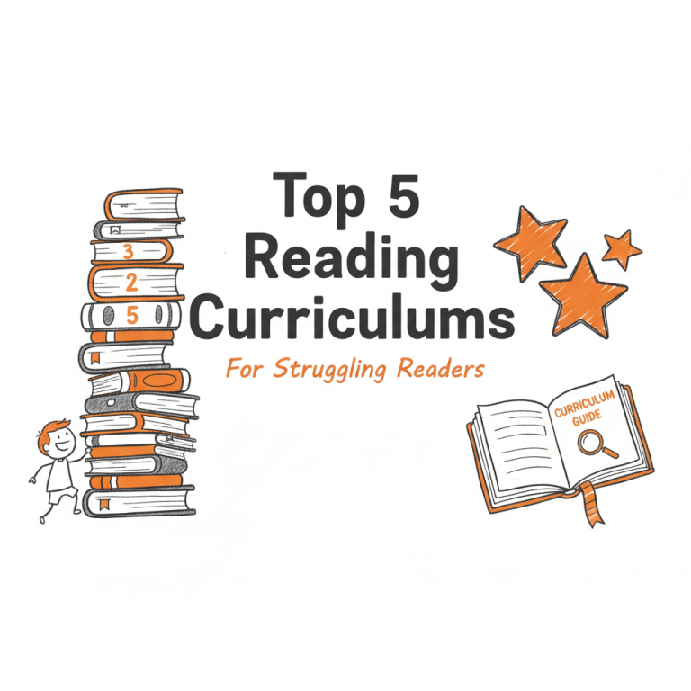 Top 5 Reading Curriculums for Struggling Readers